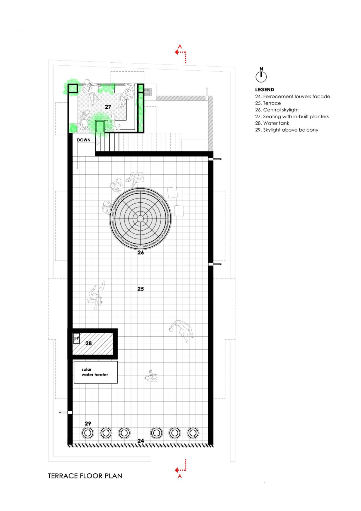 Terrace floor plan of The Soul {Talks} by Seeders