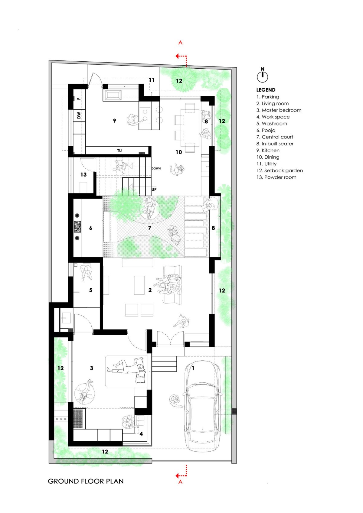 Ground floor plan of The Soul {Talks} by Seeders