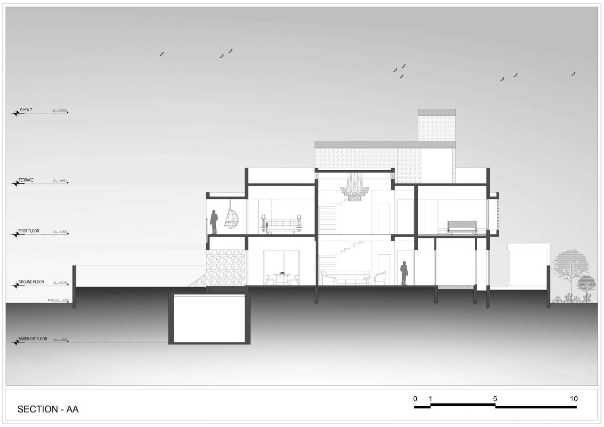 Section AA of Sukhmangal by Hitesh Mistry & Associates