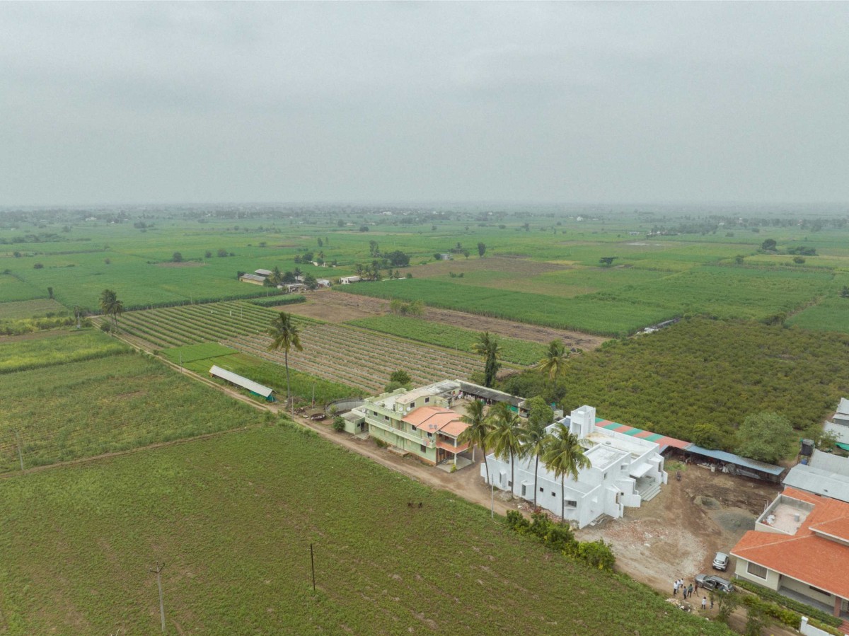 Aerial view of House of Tranquil Rooms by Craft Narrative