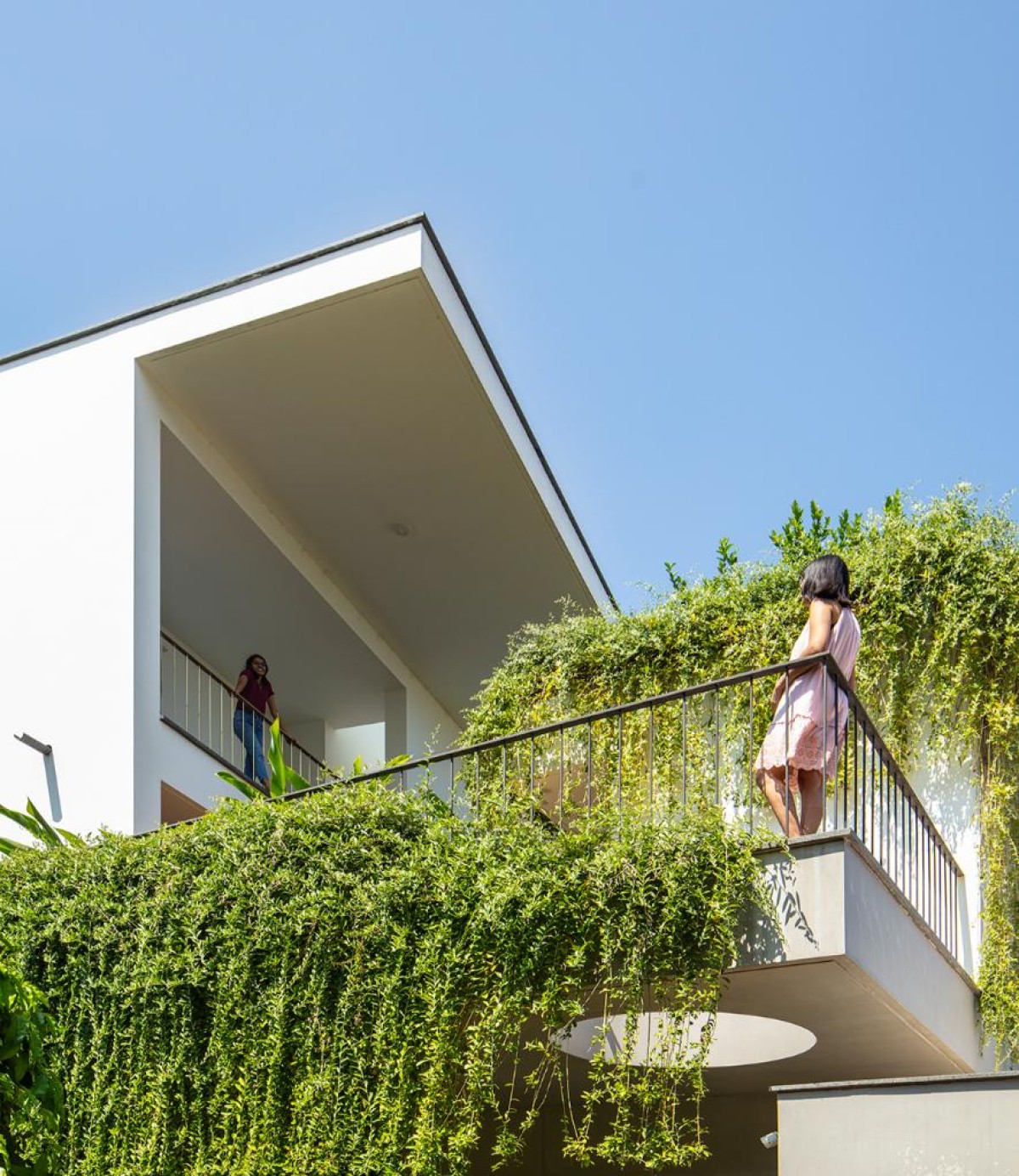 Balcony of V House by moad