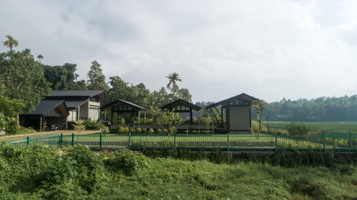 Exterior view of Monsoon In Farm House by i2a Architects Studio