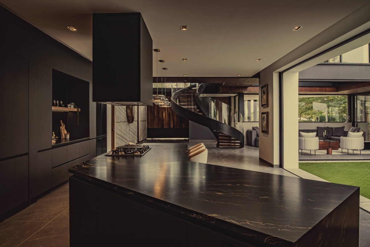 View from kitchen of Harmonie by Edgar Fuentes Arquitectura