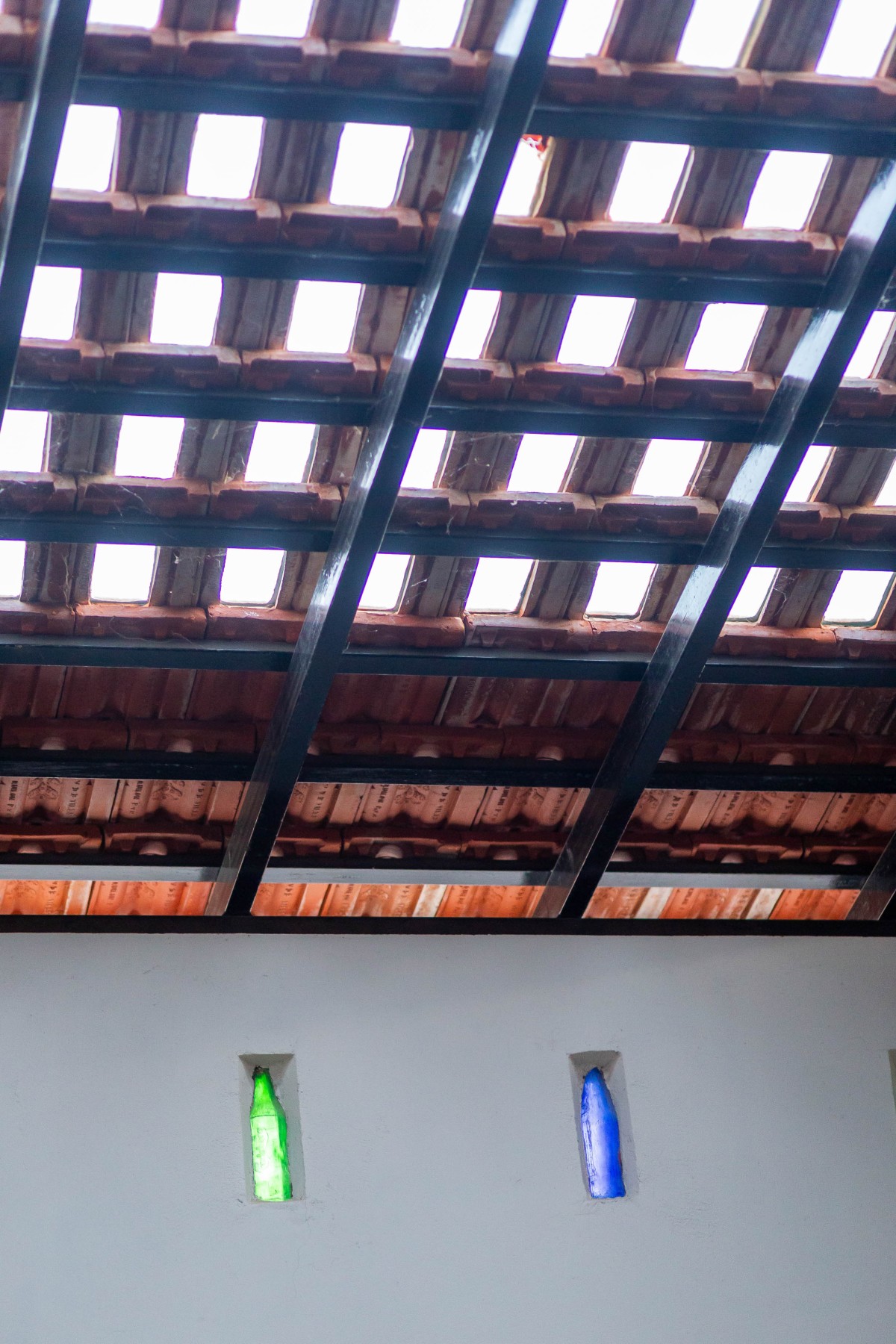 Detailed shot of roof of The Red Fort by Onebulb Architecture