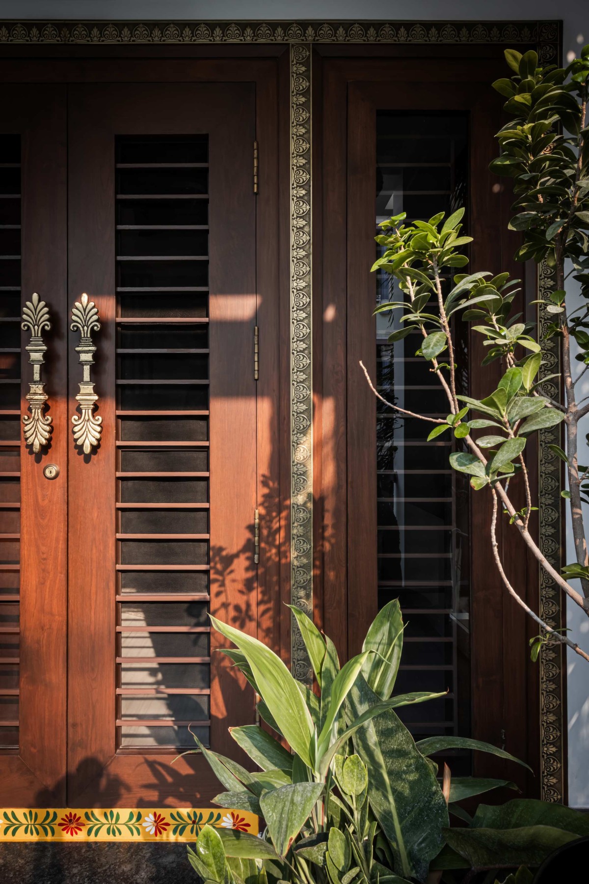 Entrance of Nandi-Aalayam by Madhuri Reddy Architects