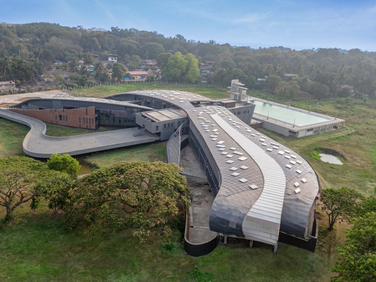 Aerial view of National Institute of Water Sports by MOFA Studio