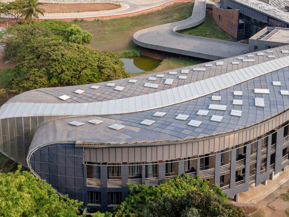 Aerial view of National Institute of Water Sports by MOFA Studio