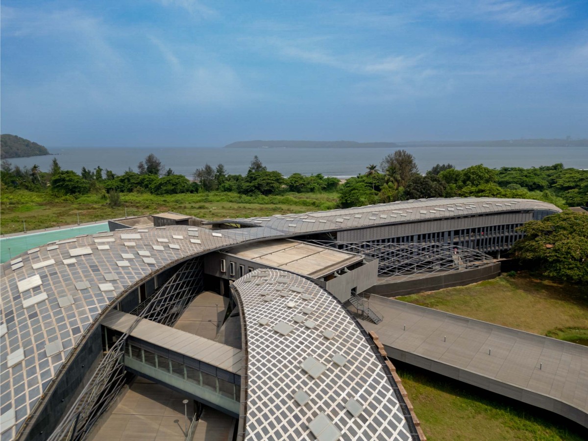 Roof top view of National Institute of Water Sports by MOFA Studio