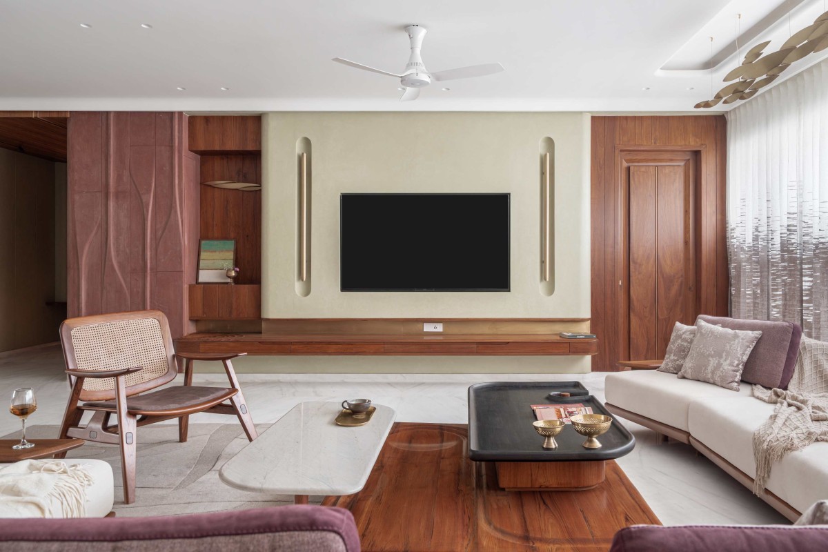 Living room of Sangini Arise by Ataha Design Synergy