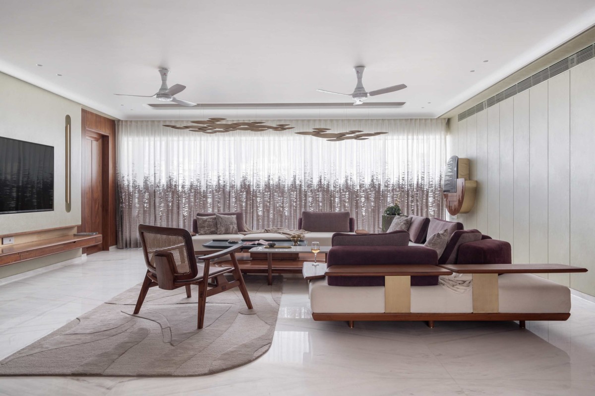 Living room of Sangini Arise by Ataha Design Synergy