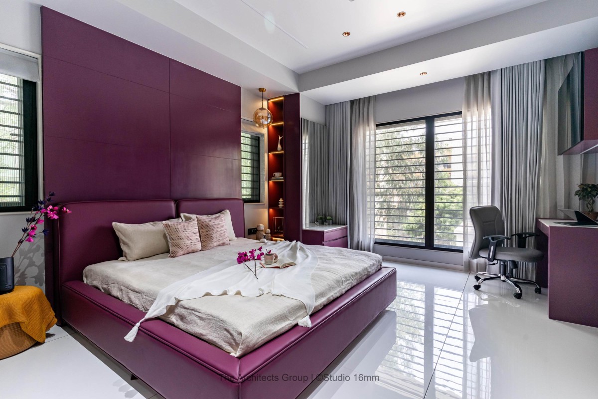 Bedroom 2 of Prasad by Mauliv Patel Architects