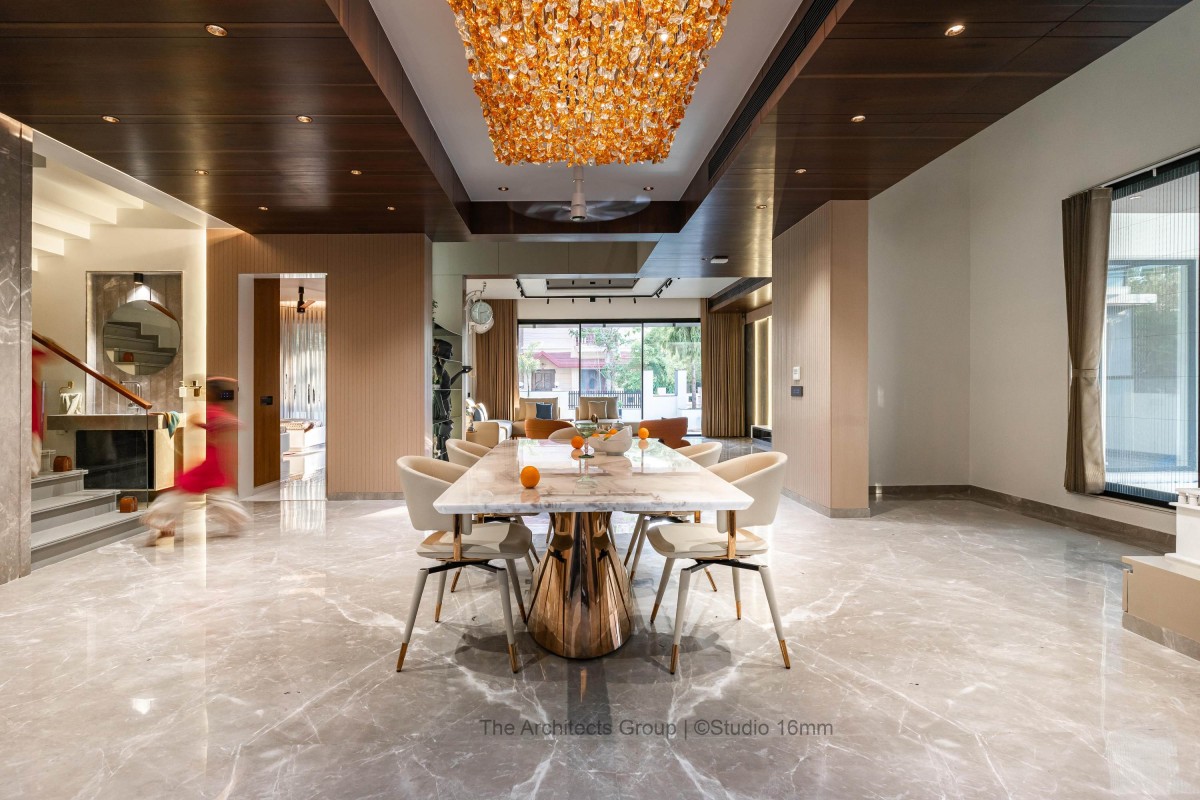 Dining of Prasad by Mauliv Patel Architects