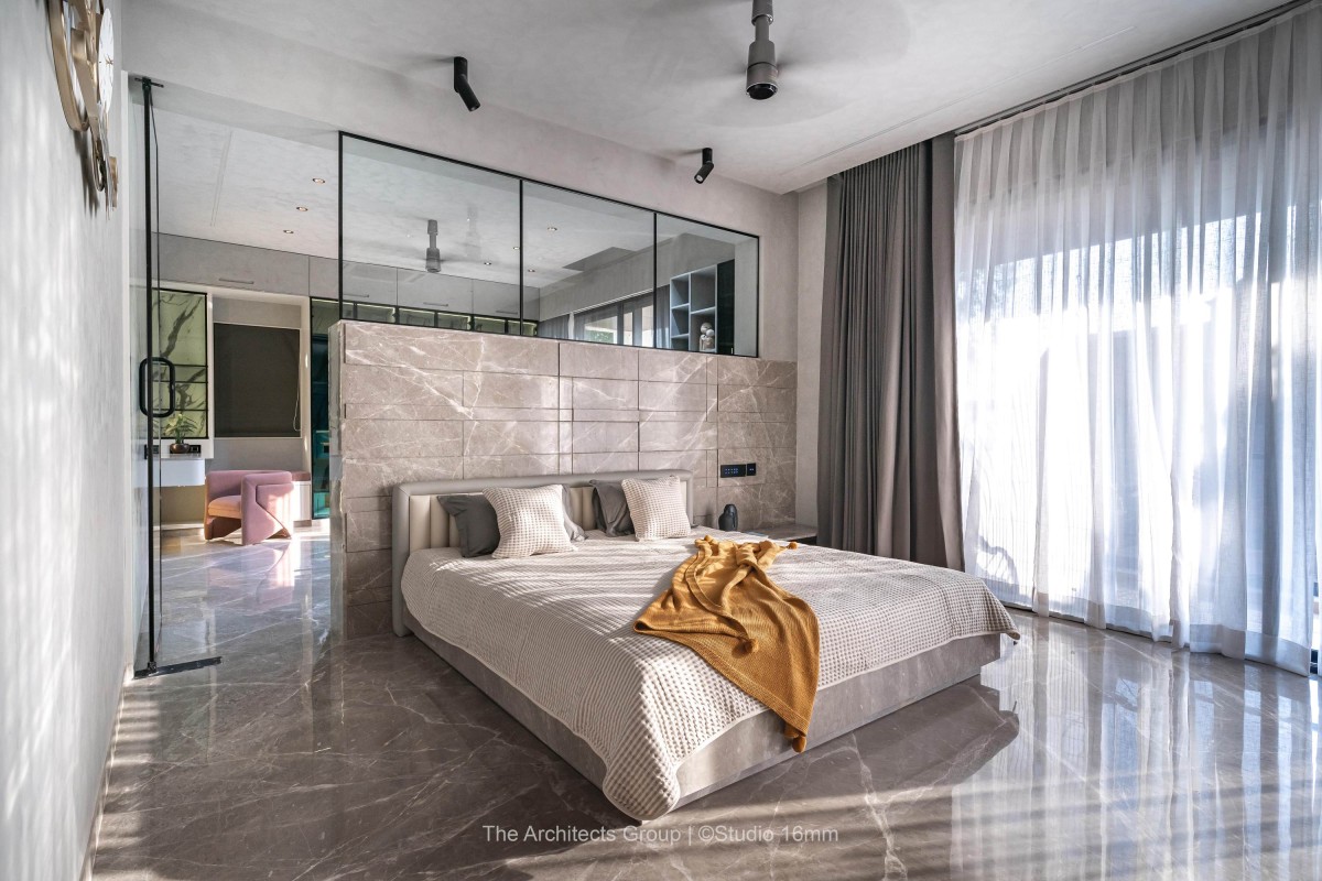 Bedroom 3 of Prasad by Mauliv Patel Architects