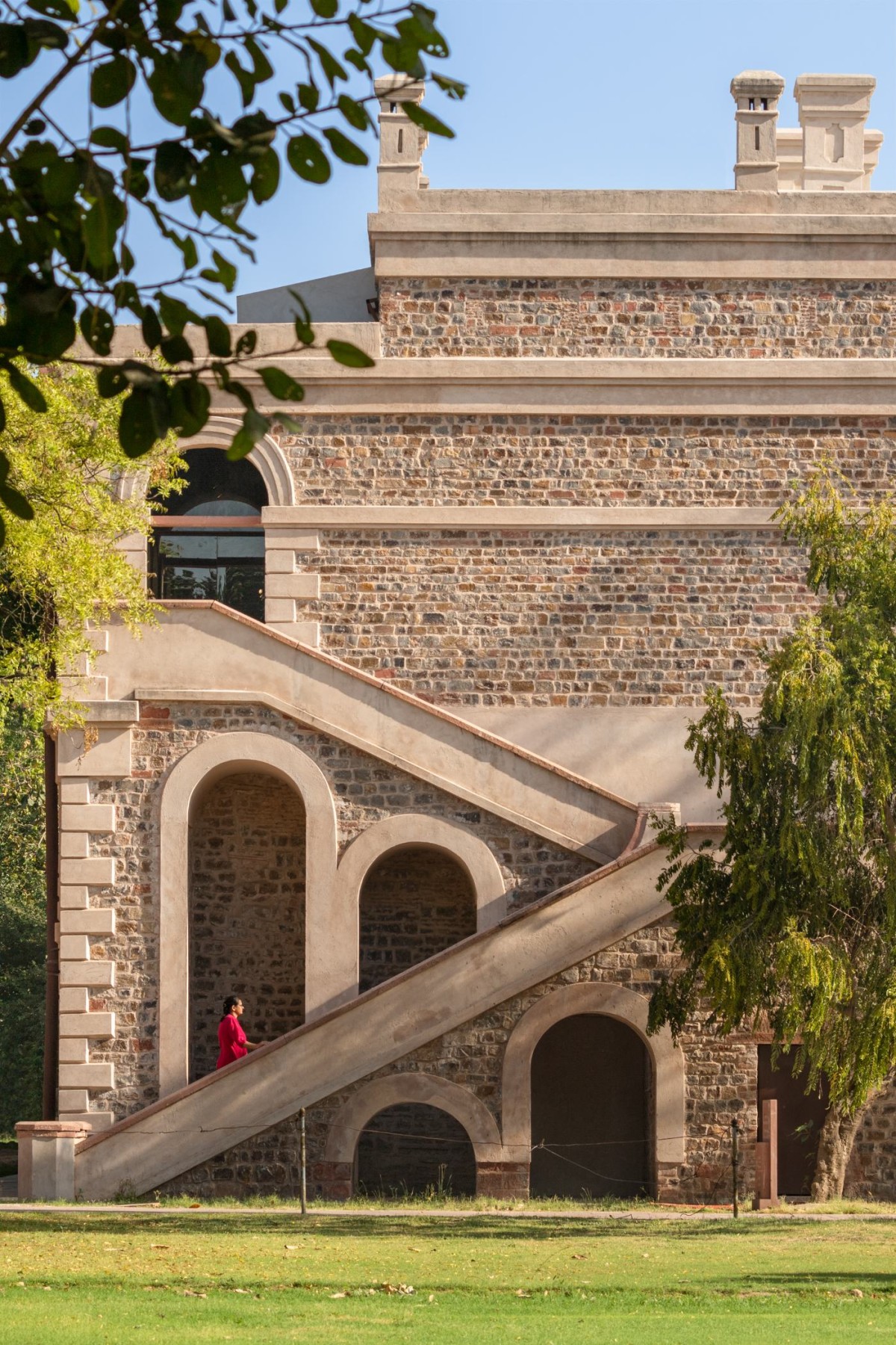 Exterior view of Red Fort Center by Design Factory India