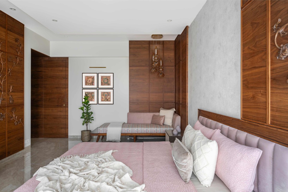 Master Bedroom 2 of Sukoon by Studio Mortar & Epoquee