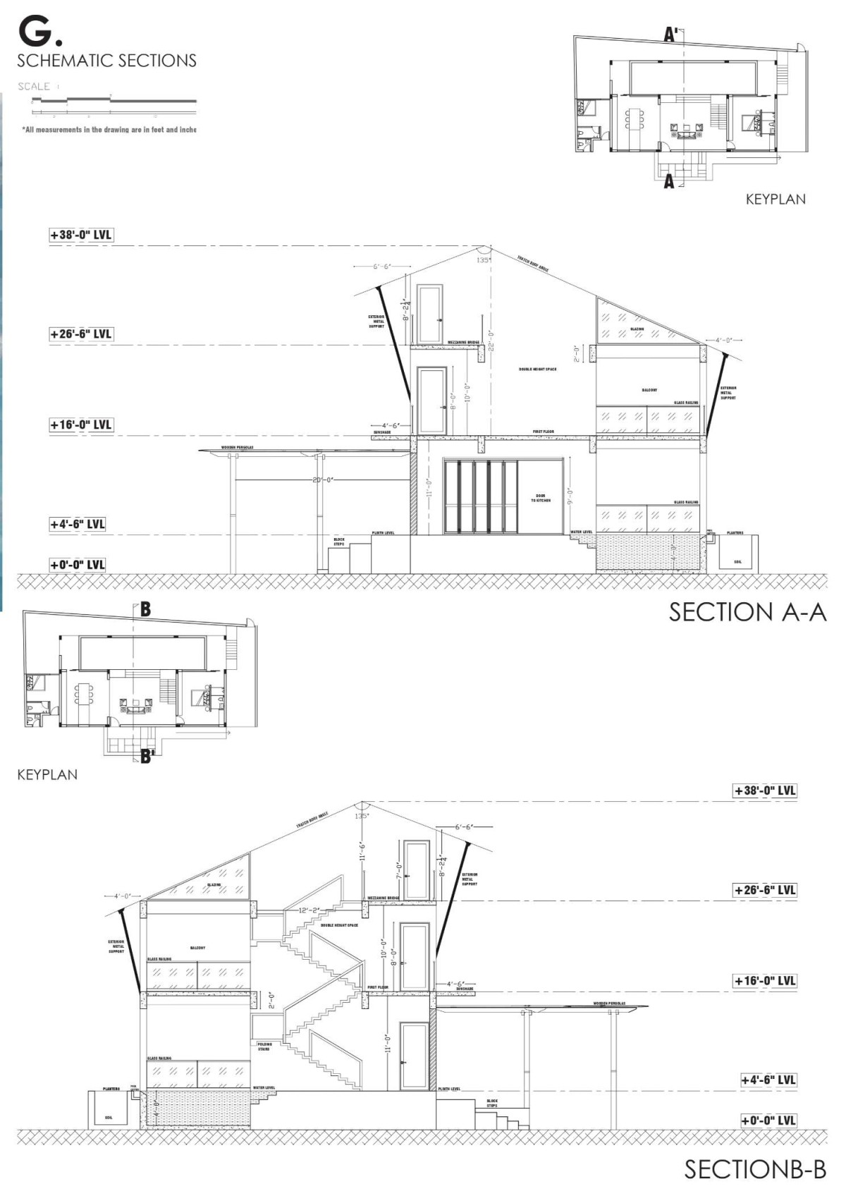 Section of G. by Chiraag Kapoor Architects