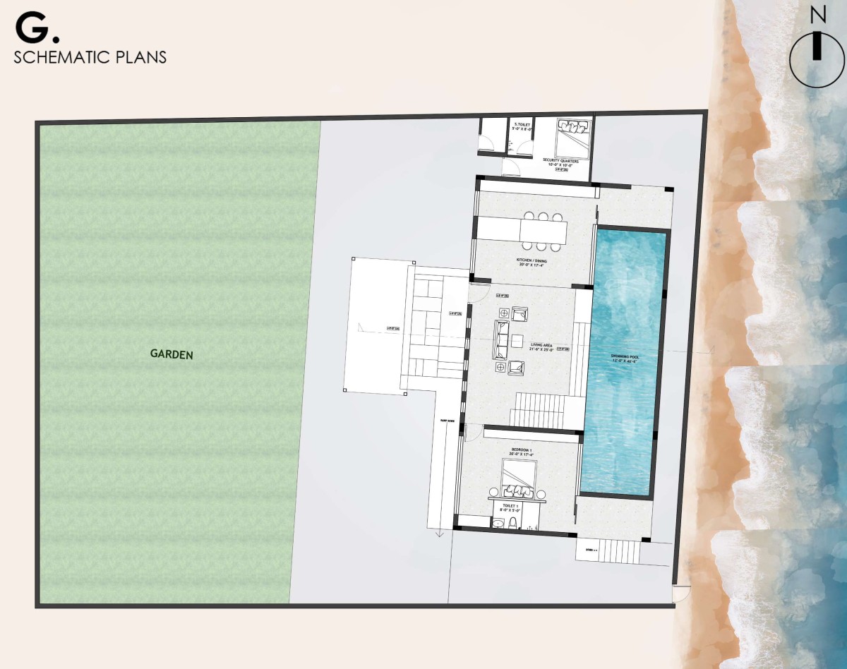 Site Plan of G. by Chiraag Kapoor Architects