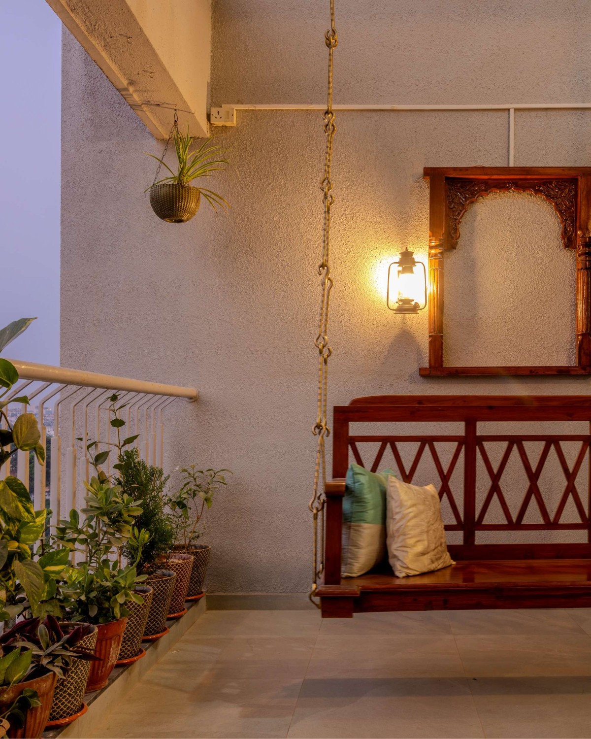 Balcony of Jain Residence by THINK