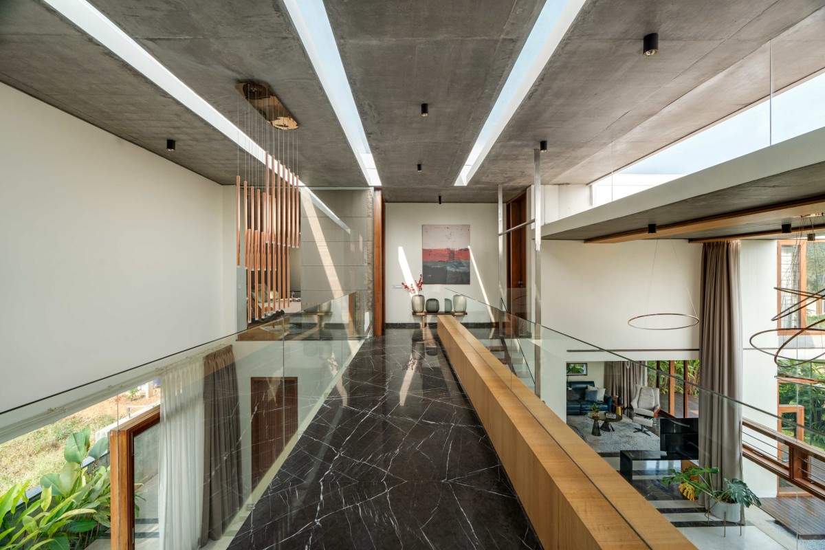 Lobby of The Quarry House by Crest Architects