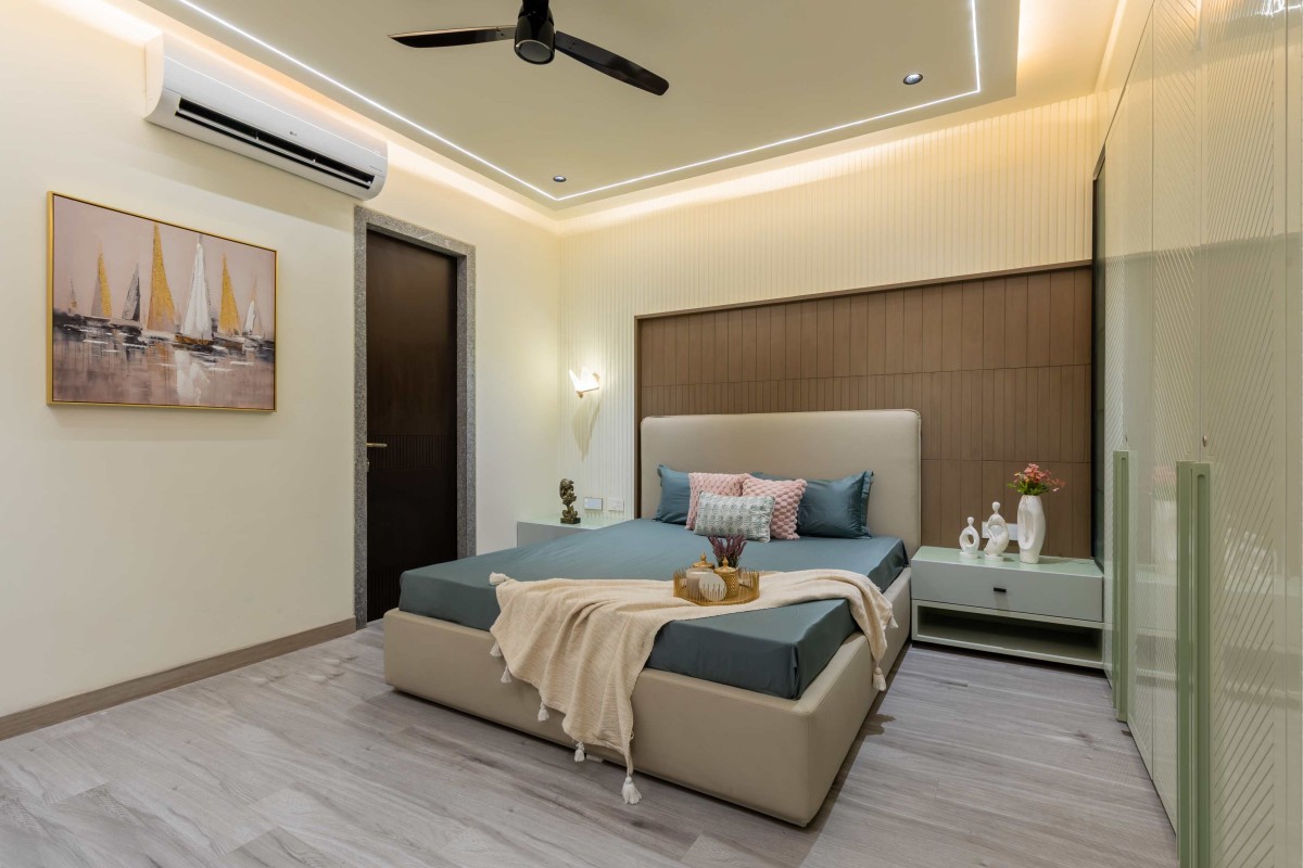 Ground Floor Guest Bedroom of Vinayak House by Imagine Design Studios