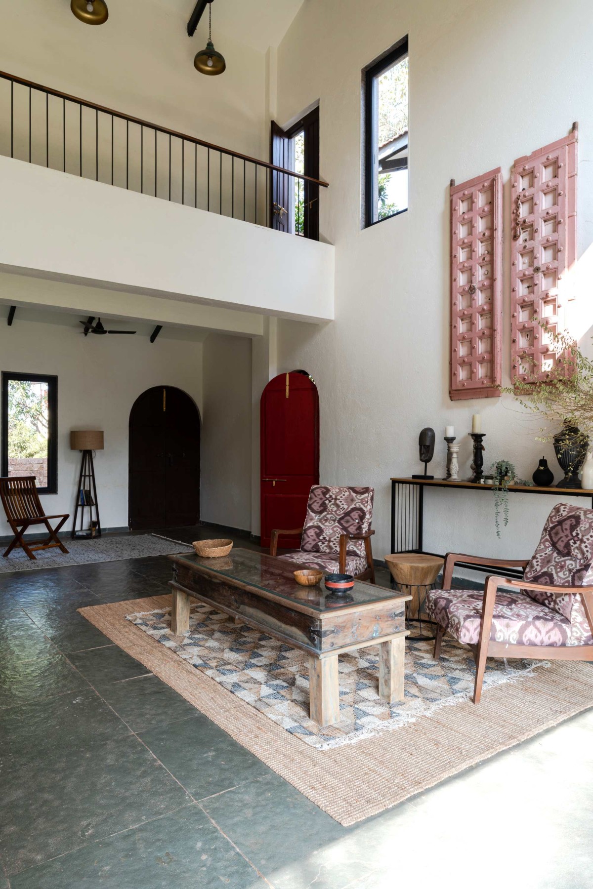 Living room of Maison Rouge by The Architecture Company