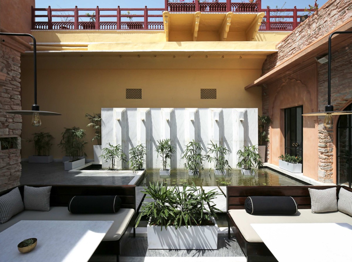 Courtyard Seating of Baradari by Studio Lotus