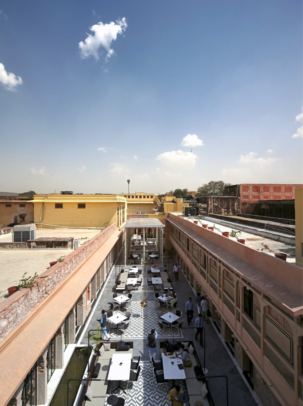 View from terrace of Baradari by Studio Lotus