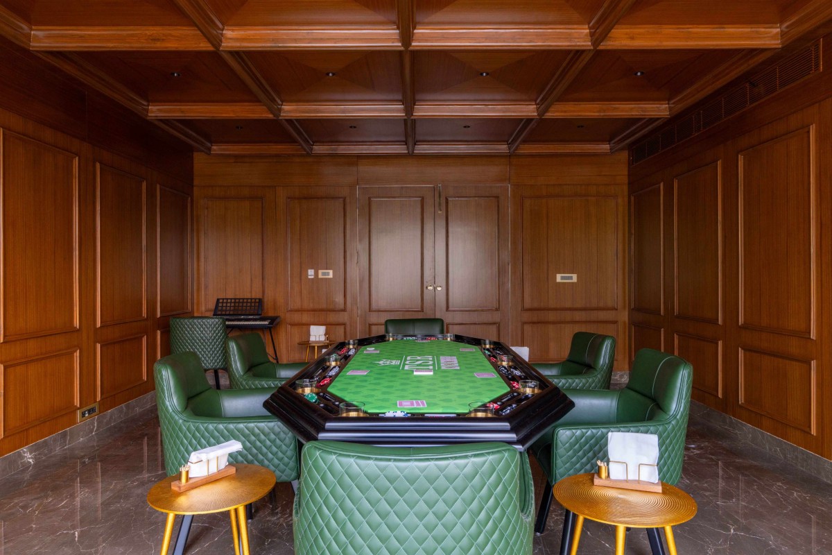 Poker room of Kompally Villa by DH Architecture Studio