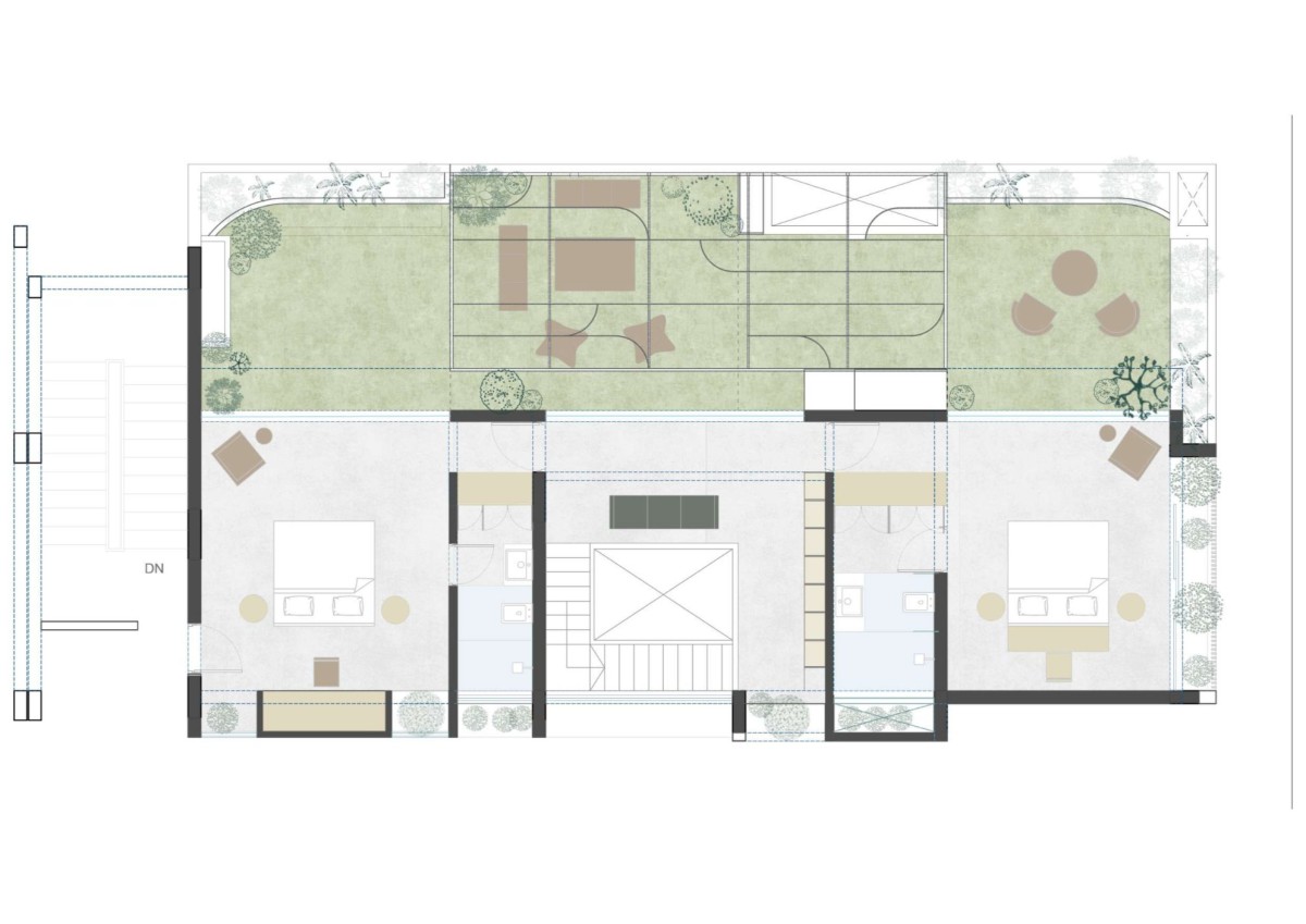 Plan 2 of The Arched Penthouse by The Design Alley