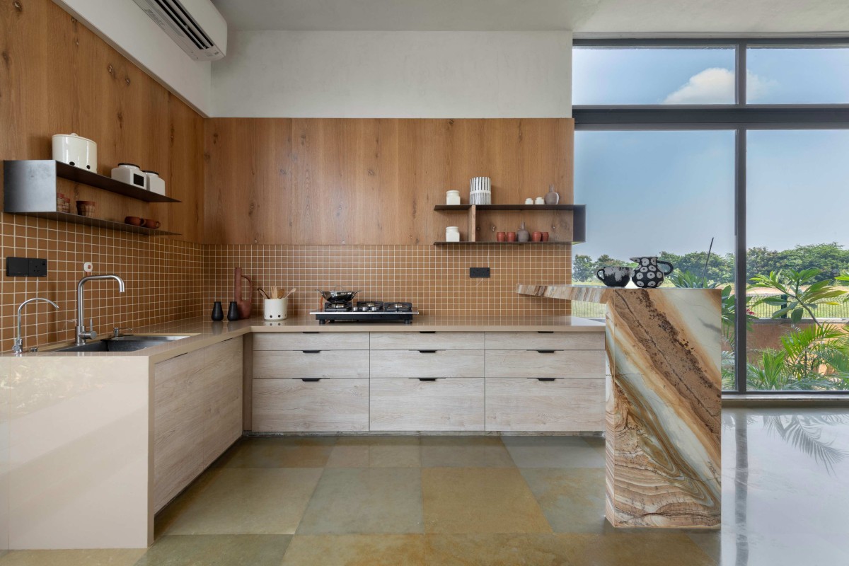 Kitchen of Vanessa Villa by tHE gRID Architects