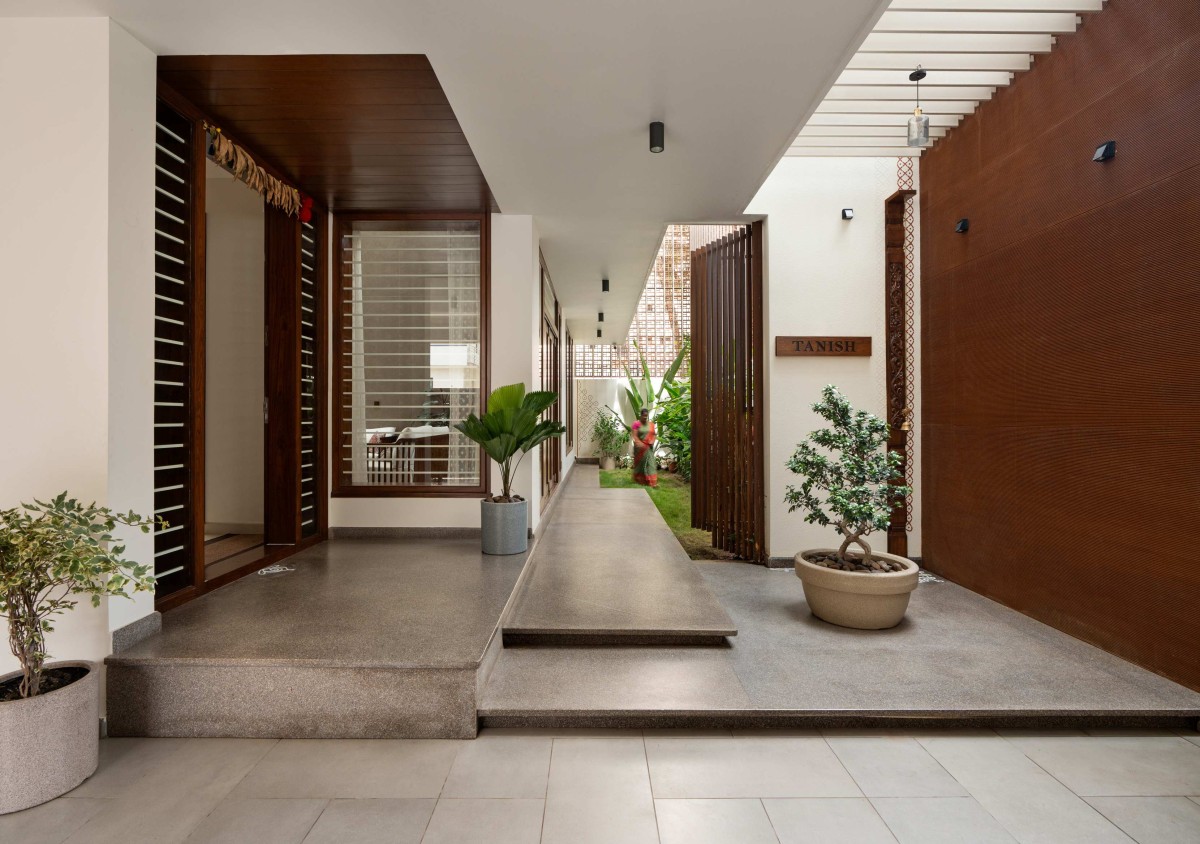 Entrance of Tanish by Jyaamiti Architectural Studio