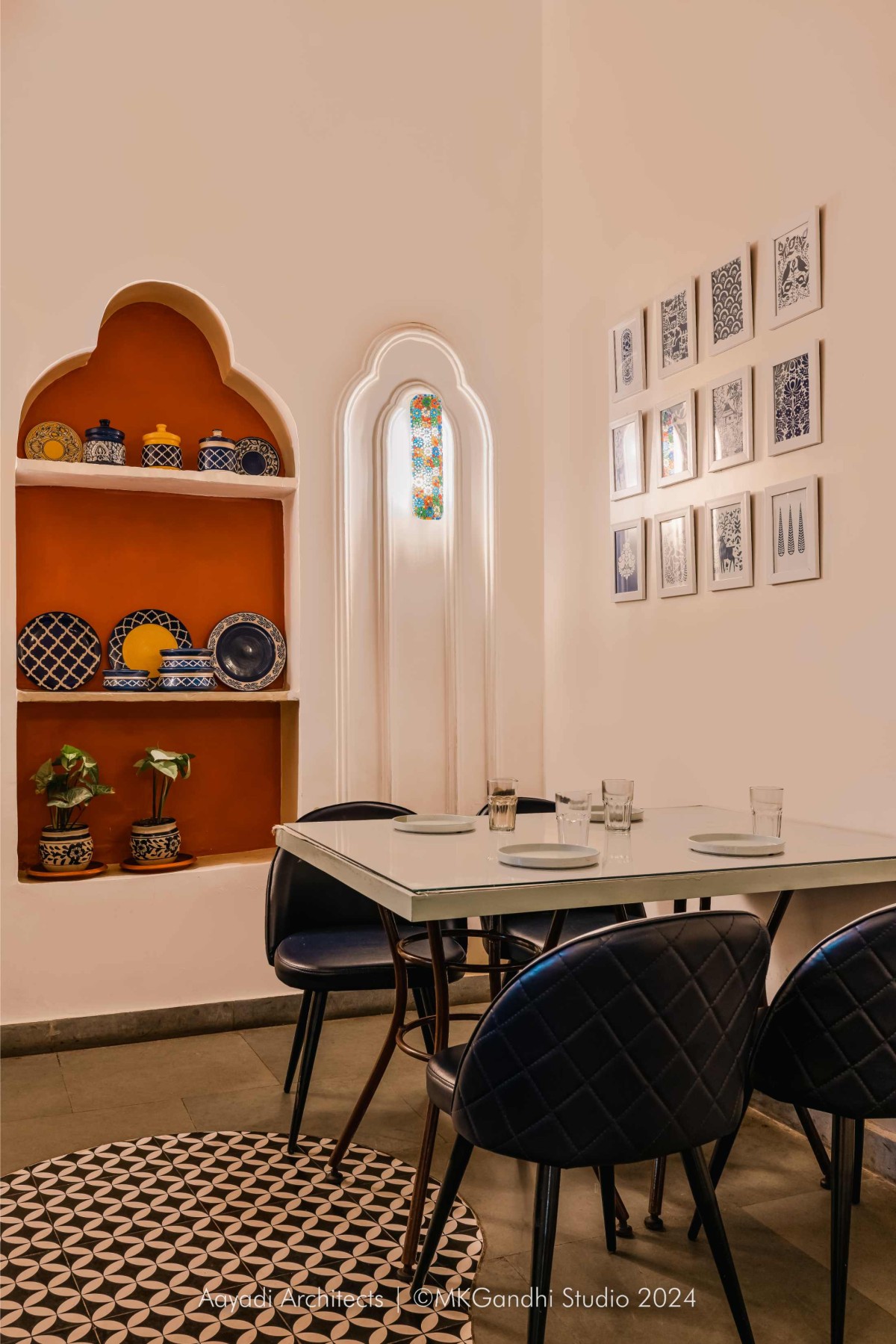 Dining of Verandah of Aayadi Architects LLP