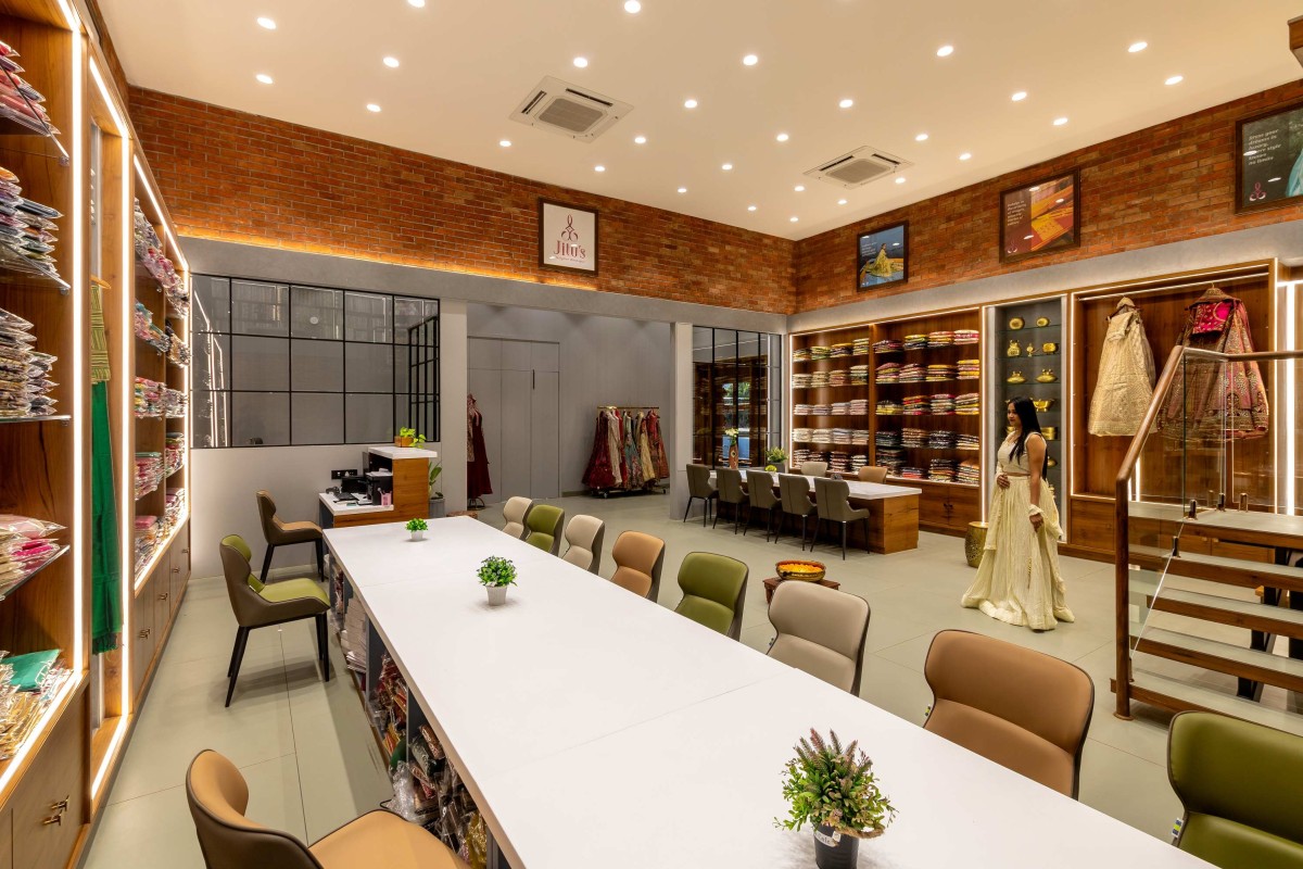 Interior view of Jitu's Boutique by Interarch Associates