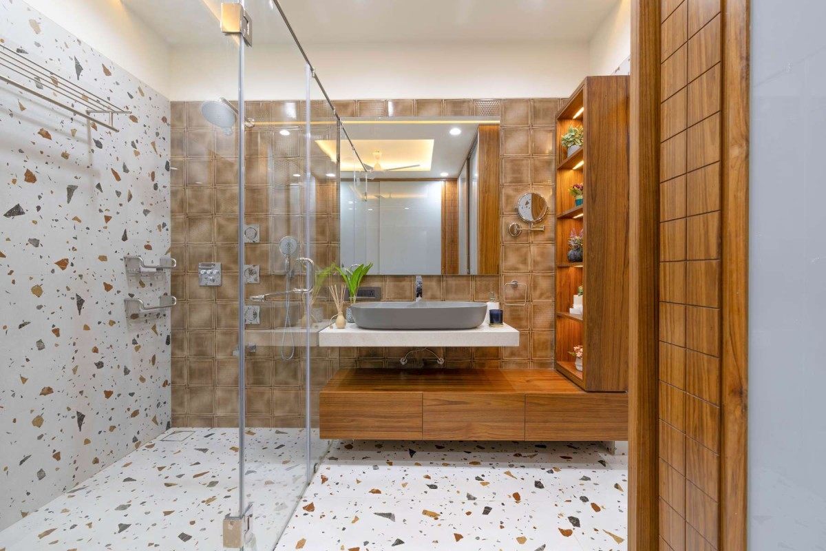 Bathroom of The Tranquil Mosaic by Align Studio