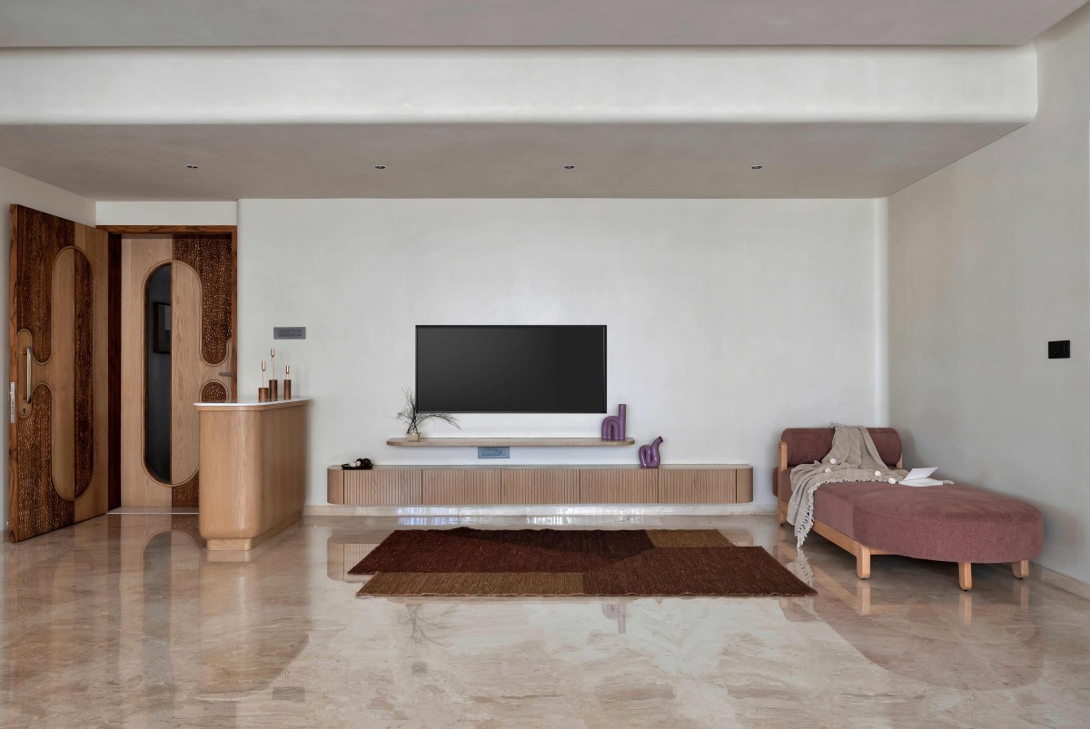 Living room of Donda House by Architecture Firm