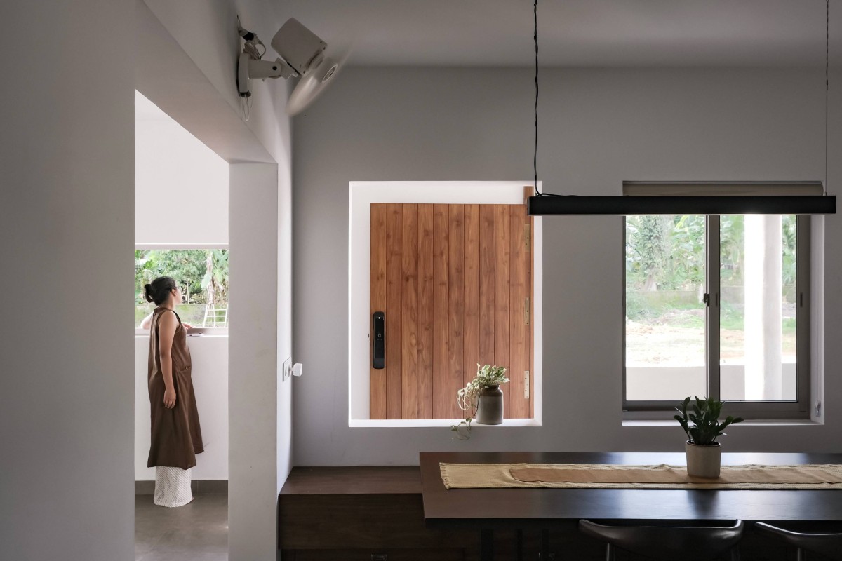 View from dining area of The Monolithic House by The Design Pursuit