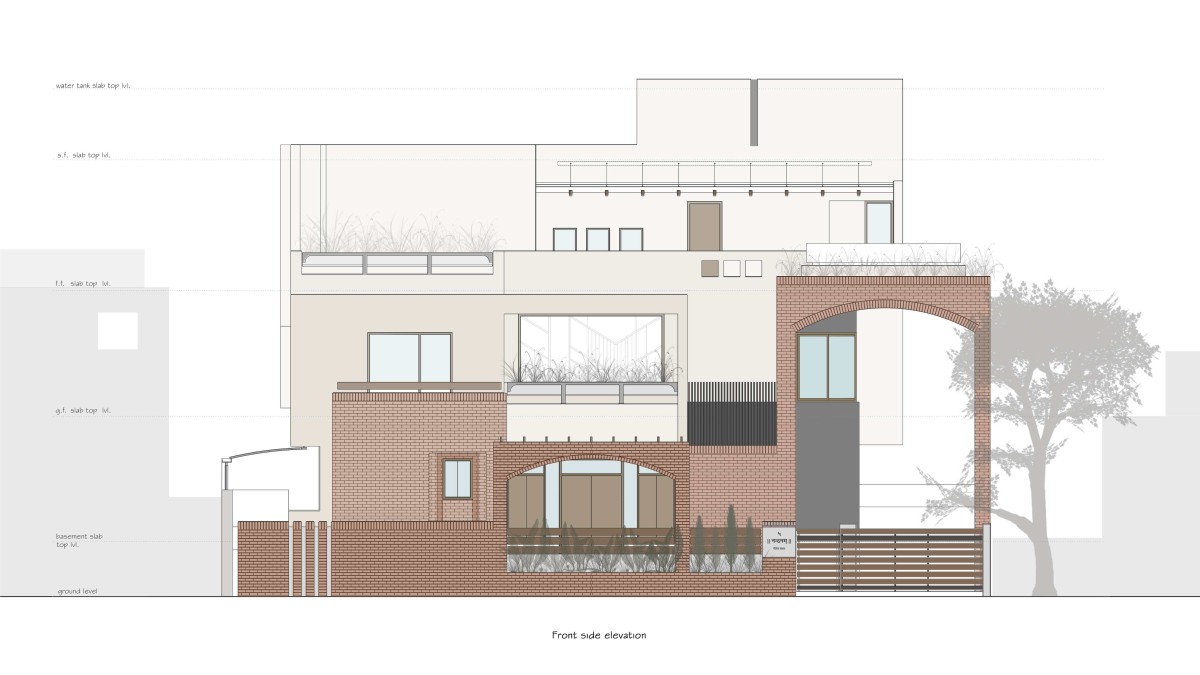 Front Elevation of Nandanam by Dalvi Associates