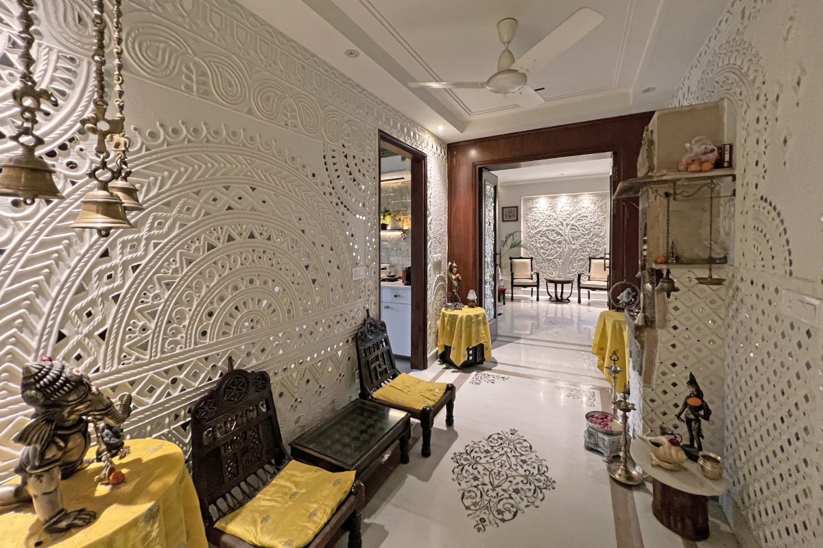 Corridor of Kaira by Ajay Nirmal Architects