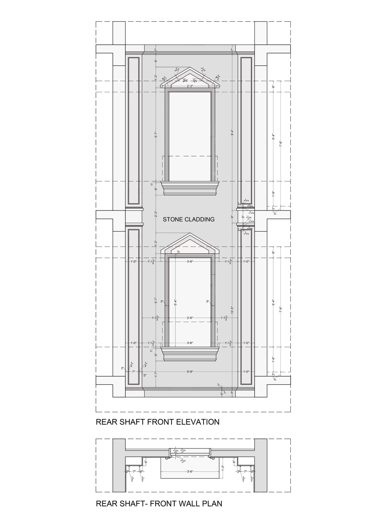 Shaft detail of Kaira by Ajay Nirmal Architects