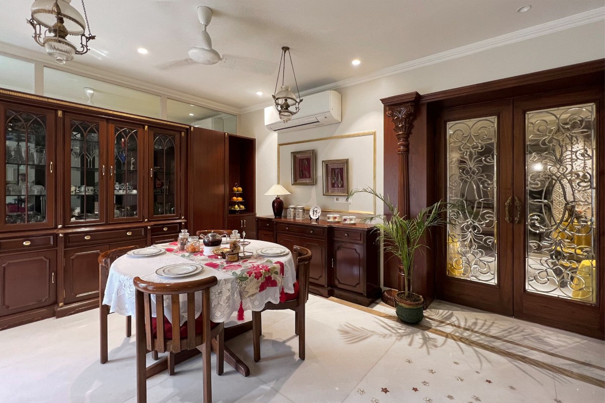 Dining of Kaira by Ajay Nirmal Architects