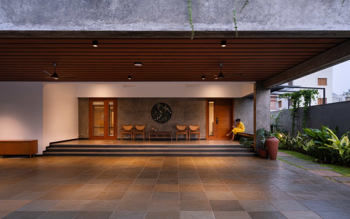 Entrance of Thamarai by EDOM Architecture