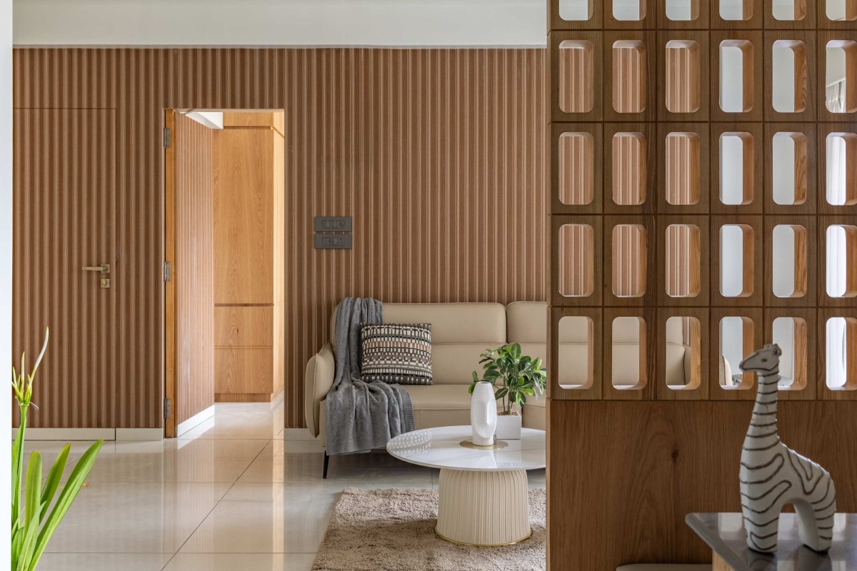 View from dining area of The Patel's Residence by a studio