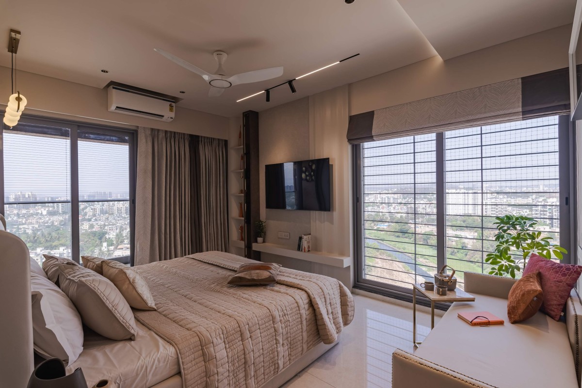 Master Bedroom of Ratan House by Anarchment Studio