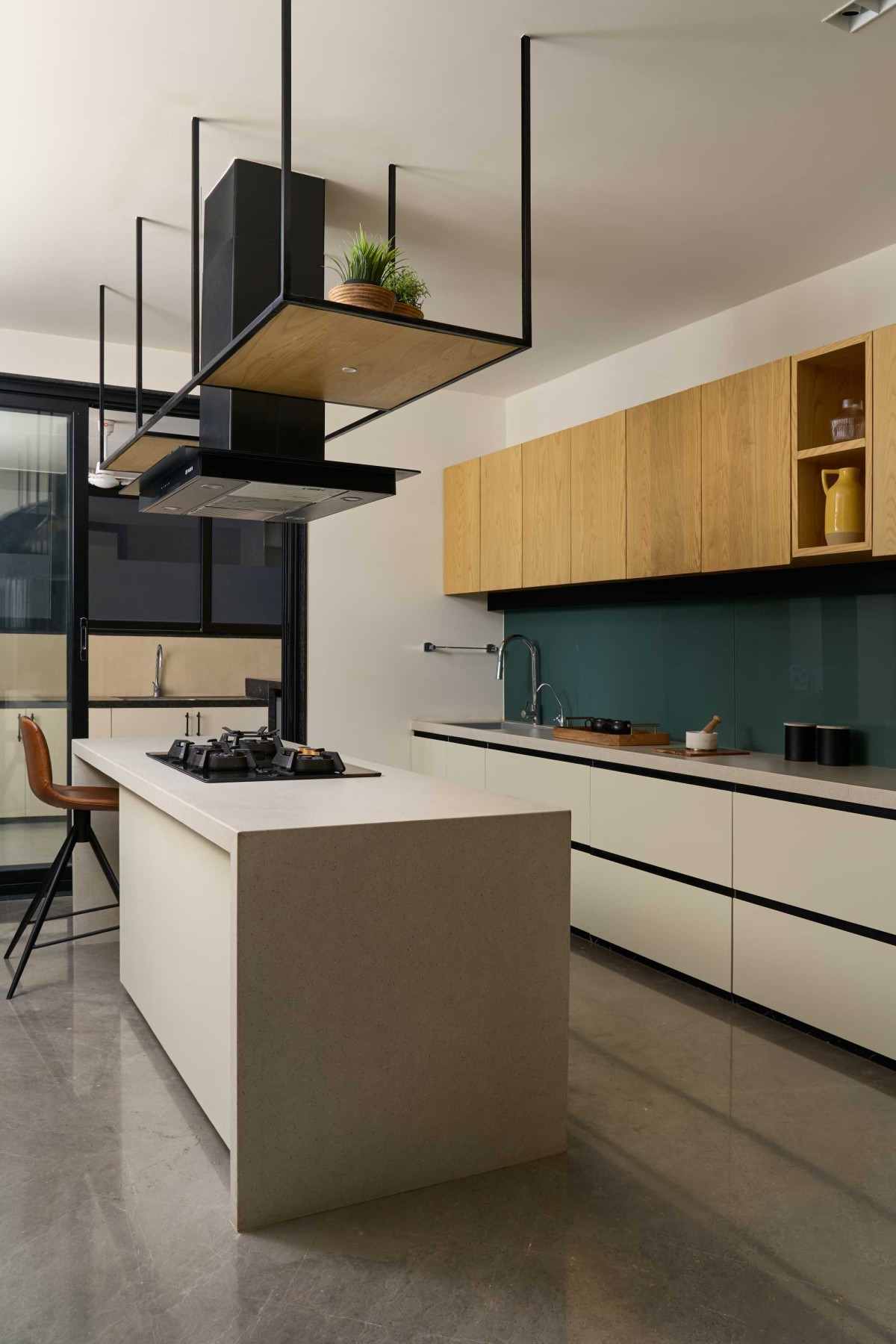 Kitchen of Liminal by Atelier X Architects