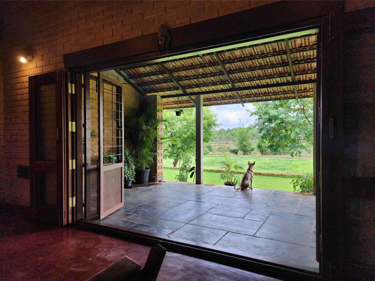 View from Living of Earthy House by Interface Architects Studio