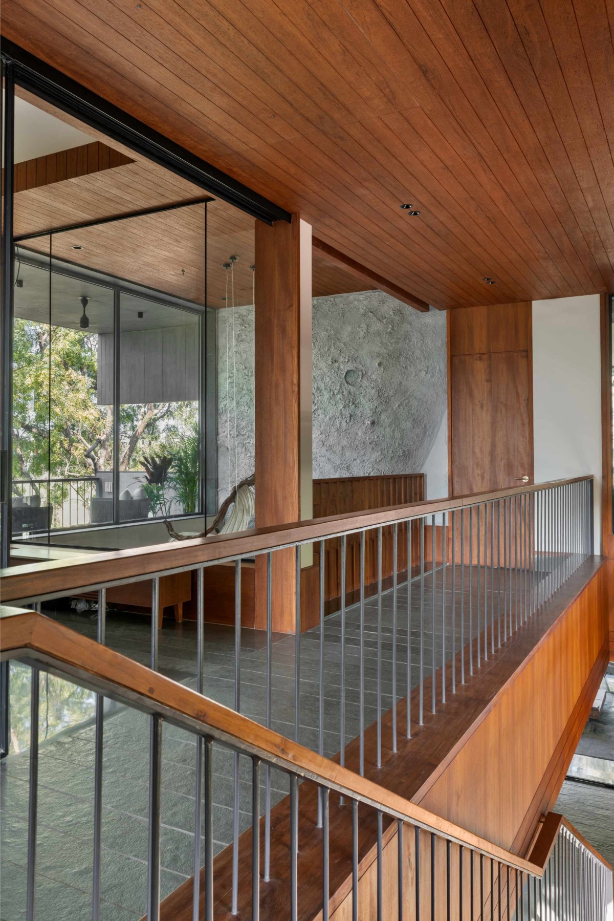 Staircase view of The House by the Farm by Modo Designs