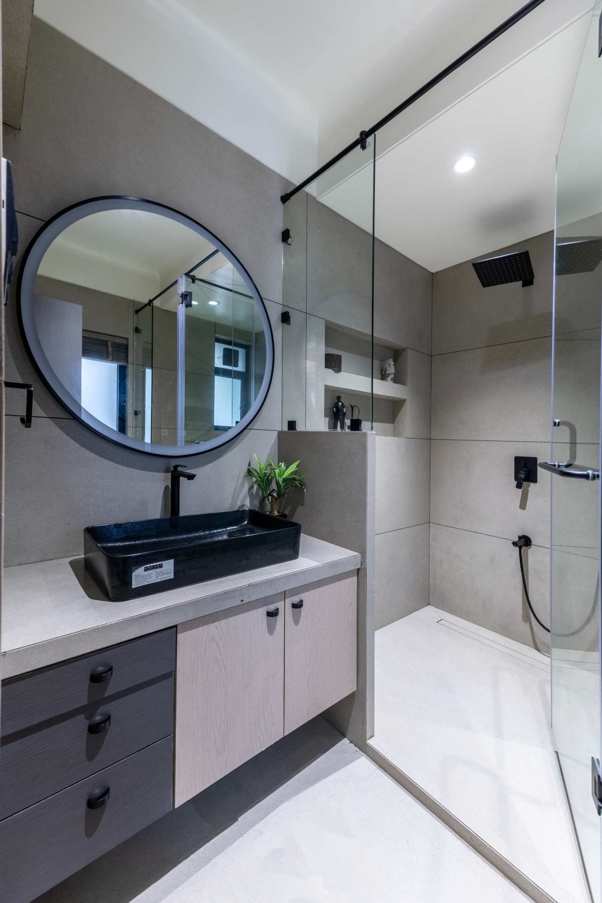 Bathroom of Steel Haven by Lahoti and Associates