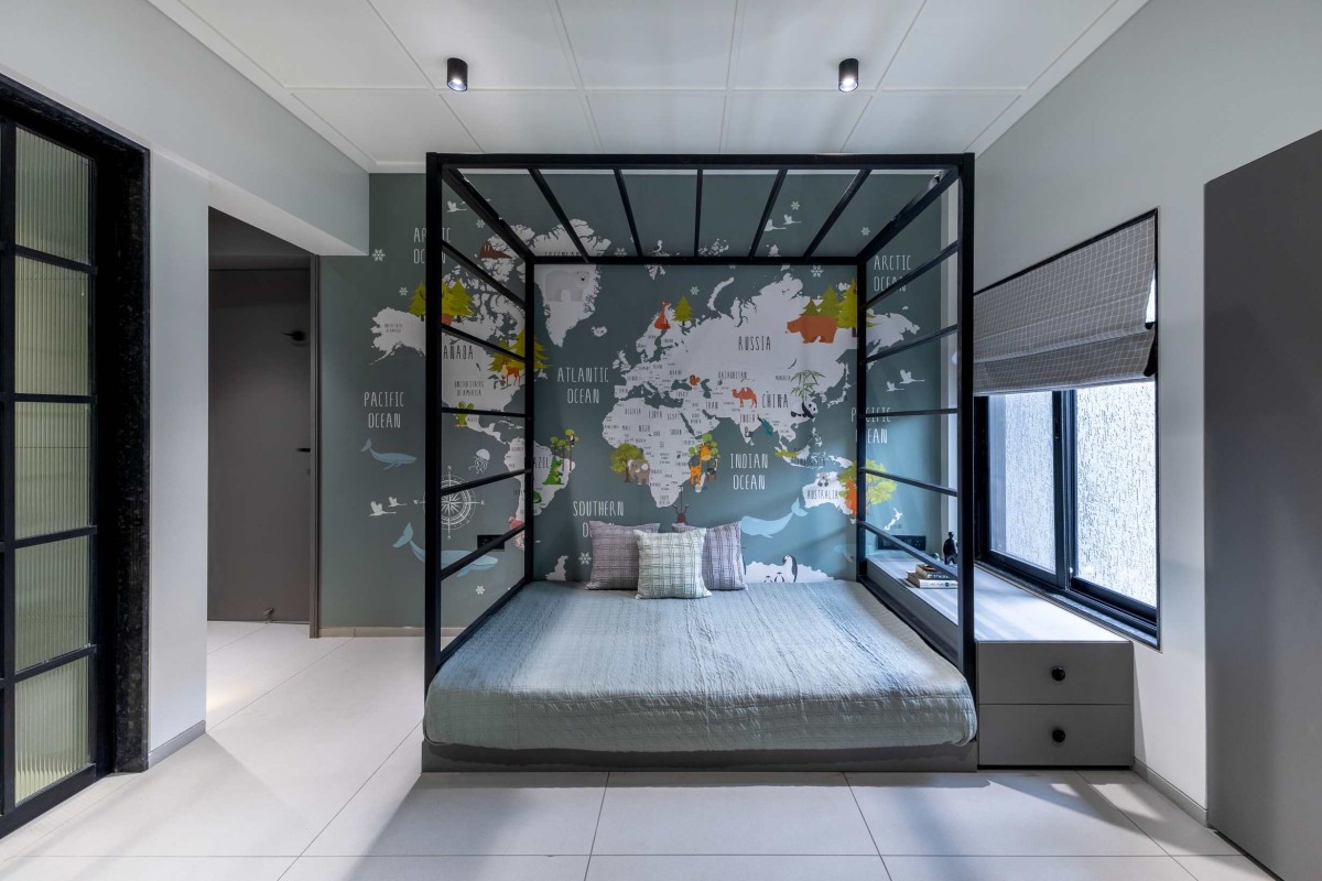 Kids Bedroom of Steel Haven by Lahoti and Associates