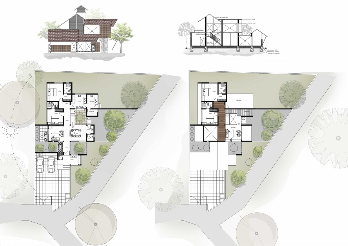 Floor Plans of Mizhi by Yuuga Designs