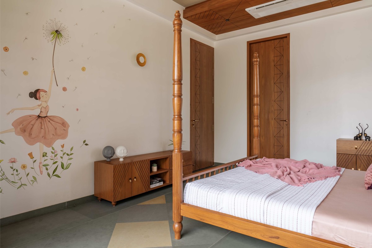 Daughter's Bedroom of Leelamrut by Design Team Architects